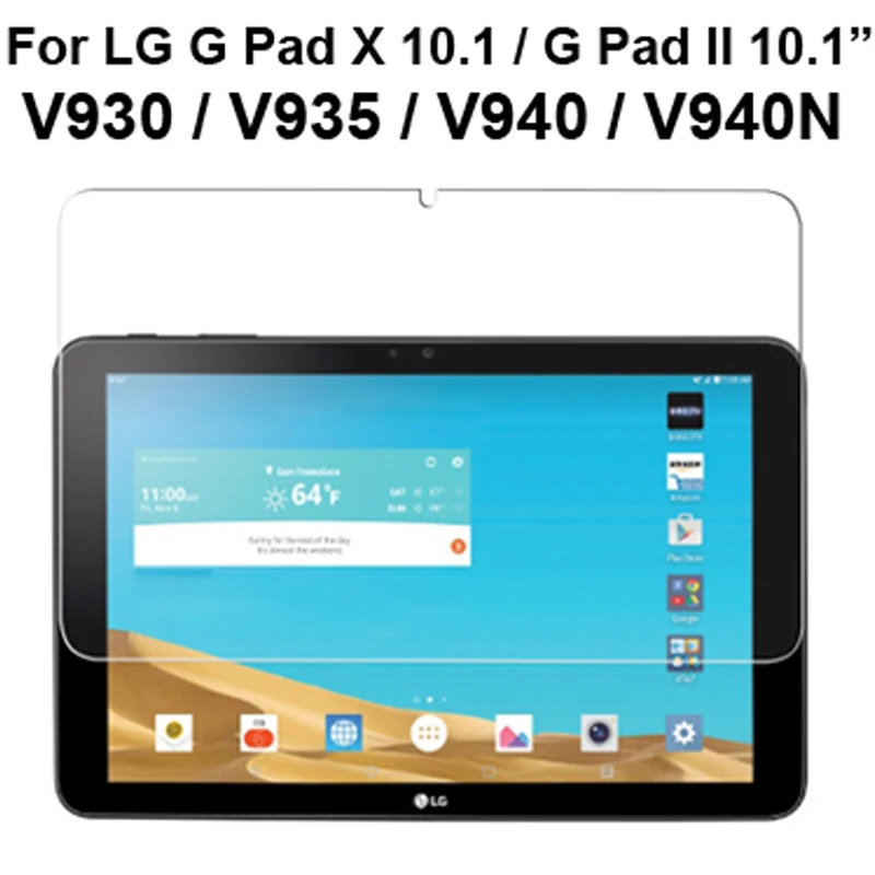 Для LG G Pad X 10 1 V930 Закаленное стекло Защитная пленка для экрана GPad II дюймов V935 V940 V940N