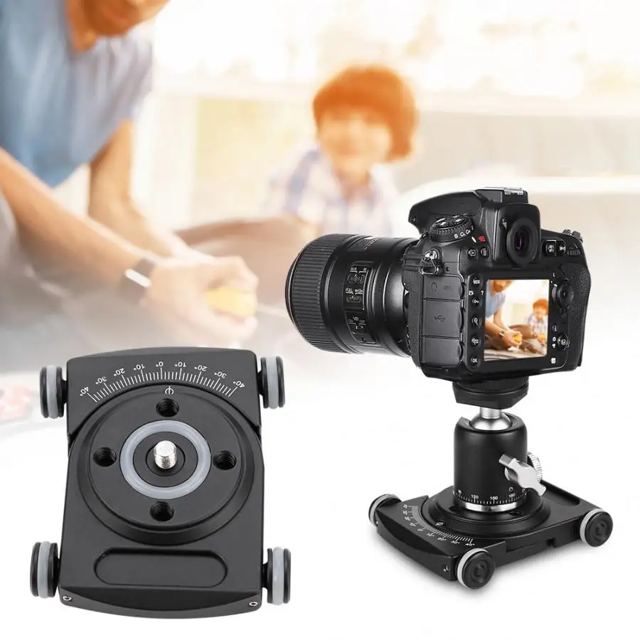 FY-01 Mobile Rolling Sliding Dolly Stabilizer Video Rail Track Camera Holder With 1/4 Screws For Phone And DSLR Cameras | Электроника