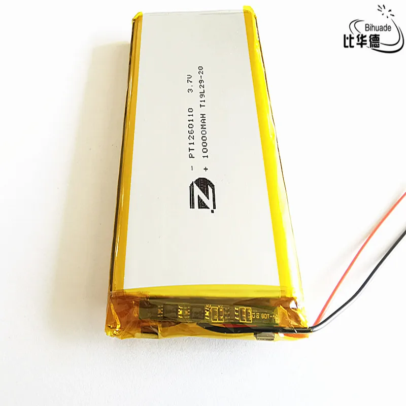 3.7V 10000mAH Polymer lithium ion battery for TOY POWER BANK GPS 1 set