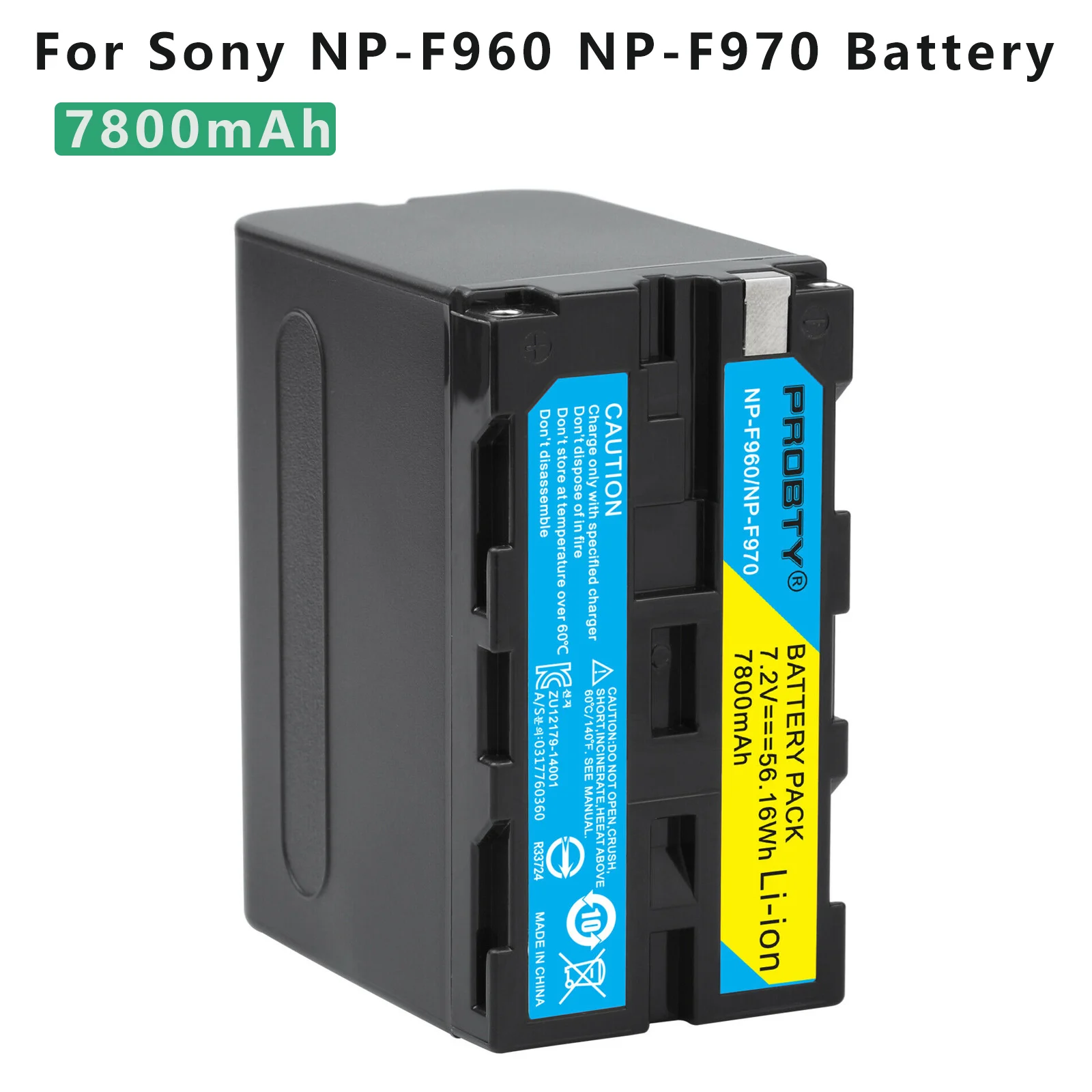 Bateria para Sony Plm100 Ccd-trv35 Mvc-fd91 Mc1500c 3200mah 5200mah 7800mah Np-f550 Np-f770 Np-f970 Npf960 Npf970 - Image 3
