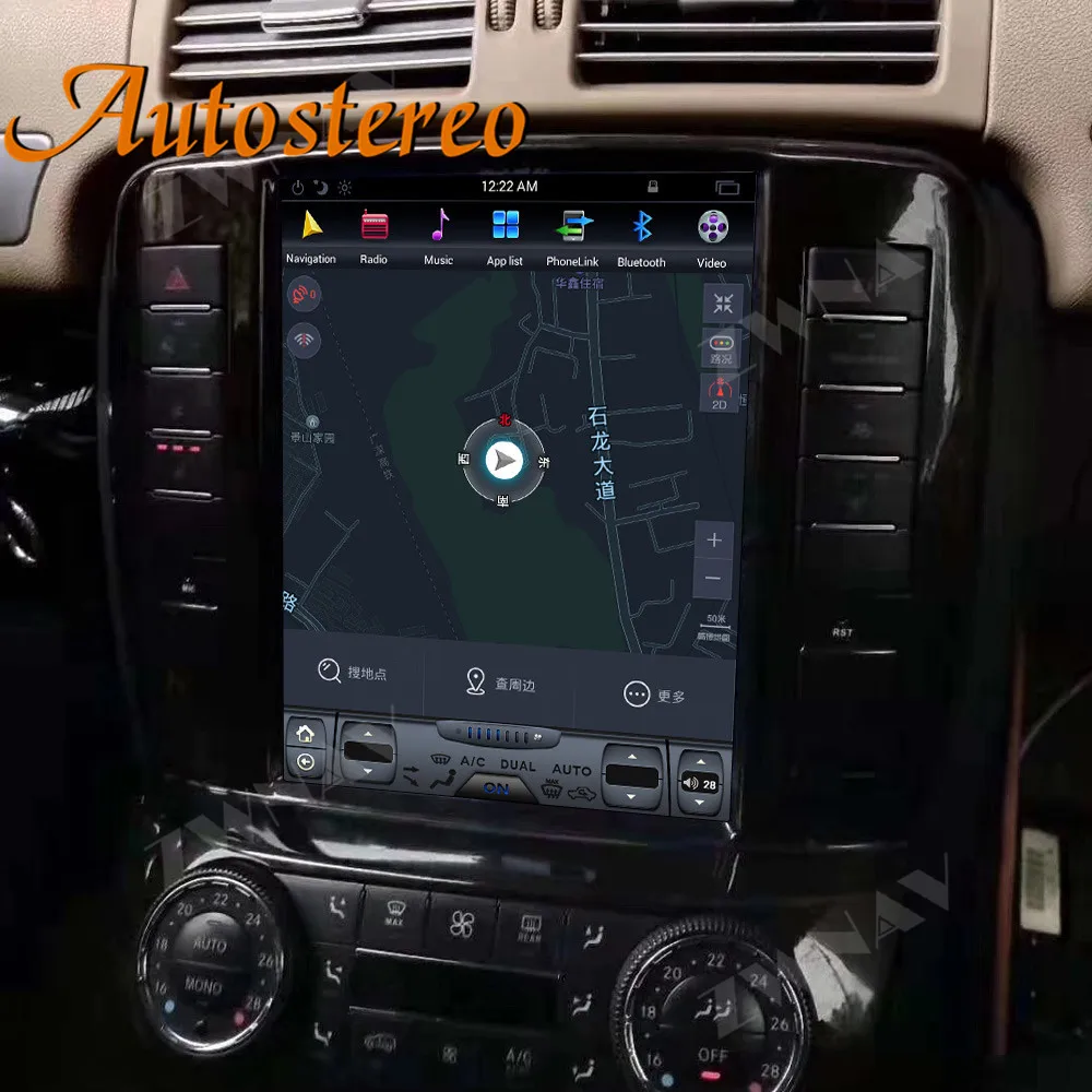 Tesla стиль Android 9,0 автомобильный gps-навигатор для Mercedes-Benz R Class 2005+ мультимедийный плеер Авто магнитофон головное устройство