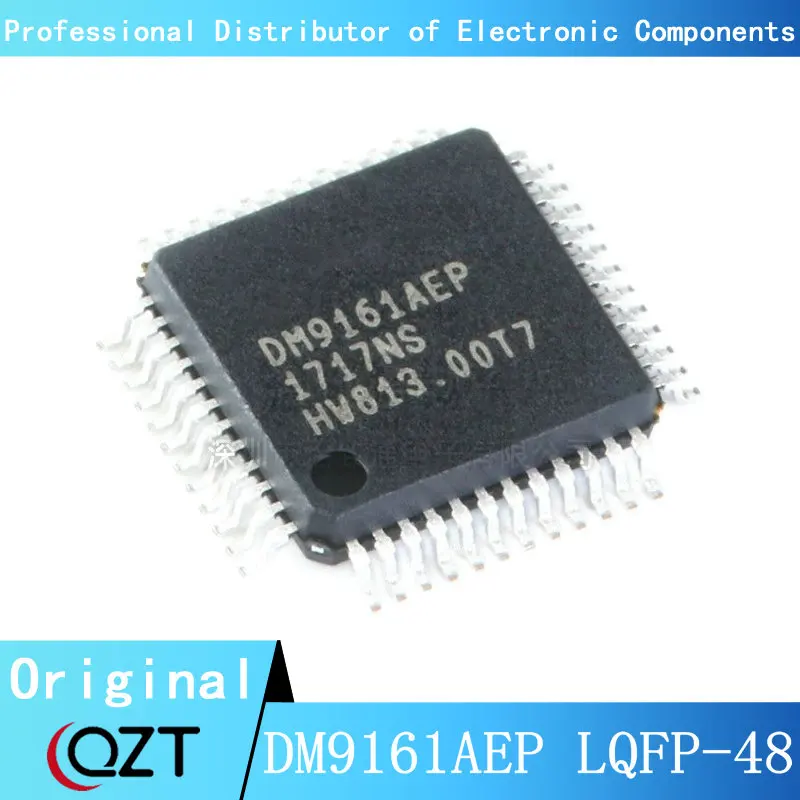 10pcs/lot DM9161AEP QFP DM9161 DM9161A DM9161AE LQFP-48 chip New spot