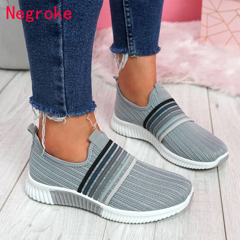 

2020 New Autumn Women Casual Shoes Breathable Mesh Platform Sneakers Women Rainbow Mesh Sneakers Shoes Woman Tenis Feminino