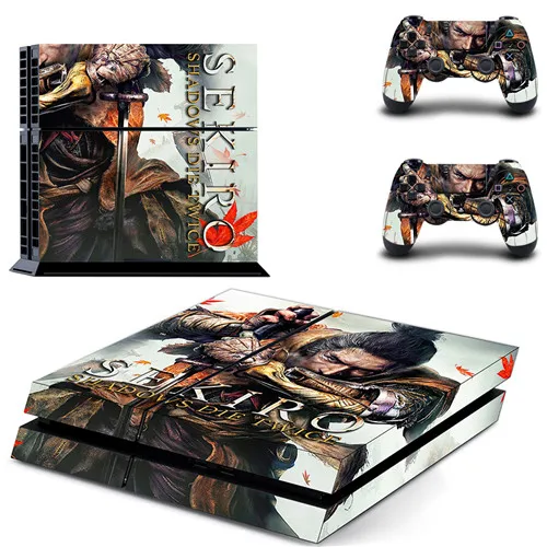 Sekiro Shadows Die Twice полное покрытие лицевые панели наклейка для PS4 Наклейка для playstation 4 консоль и контроллеры наклейка для PS4 наклейка - Цвет: QPTM0118