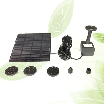 

1.2 W Solar Water Pump Outdoor Watering Submersible Water Fountain for Pond Pool Aquarium Fountains Spout Garden Patio