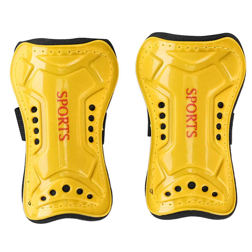 1 Pair of Soft Light Football Shin Pad Guard Sports Leg Protector for Kids Adult
