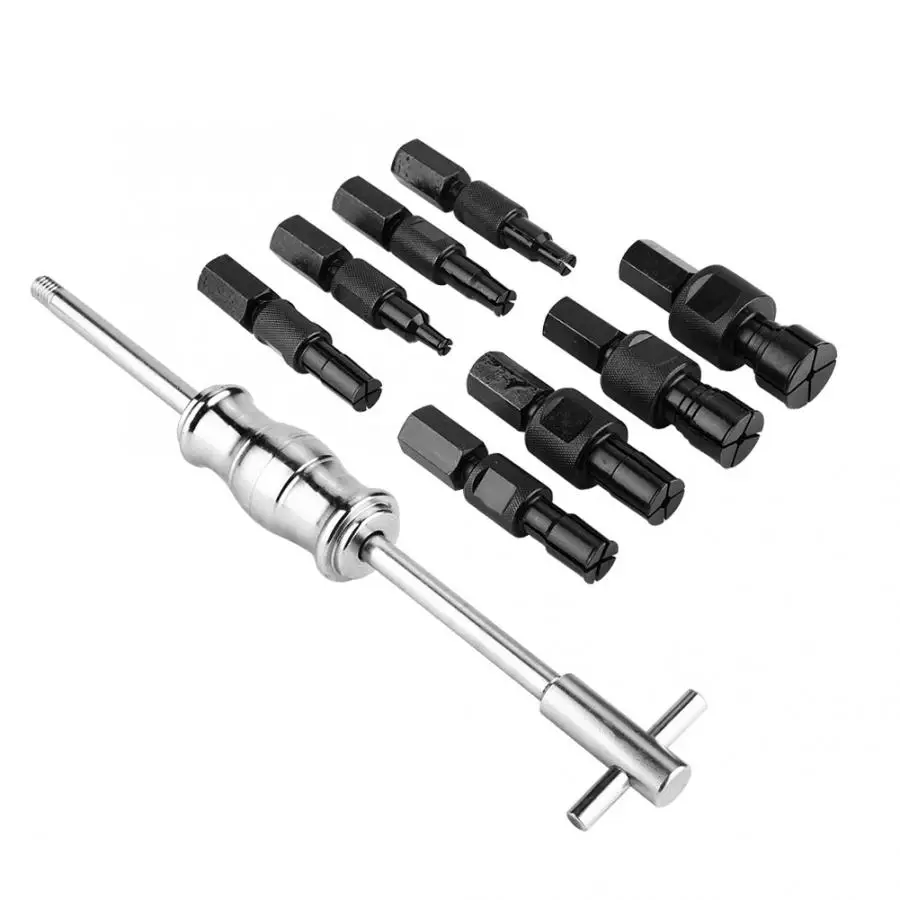 US $69.99 MR CARTOOL 9Pcs Blind Hole Slide Hammer Pilot Bearing Internal External Remover Puller Tool Set With 832mm Bore Bearing