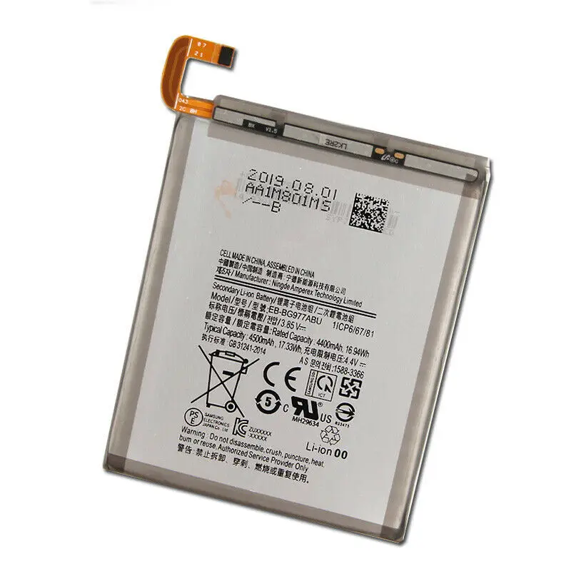 Аккумулятор для телефона EB-BG977ABU для samsung Galaxy S10 5G версия S10X версия 4500 мАч