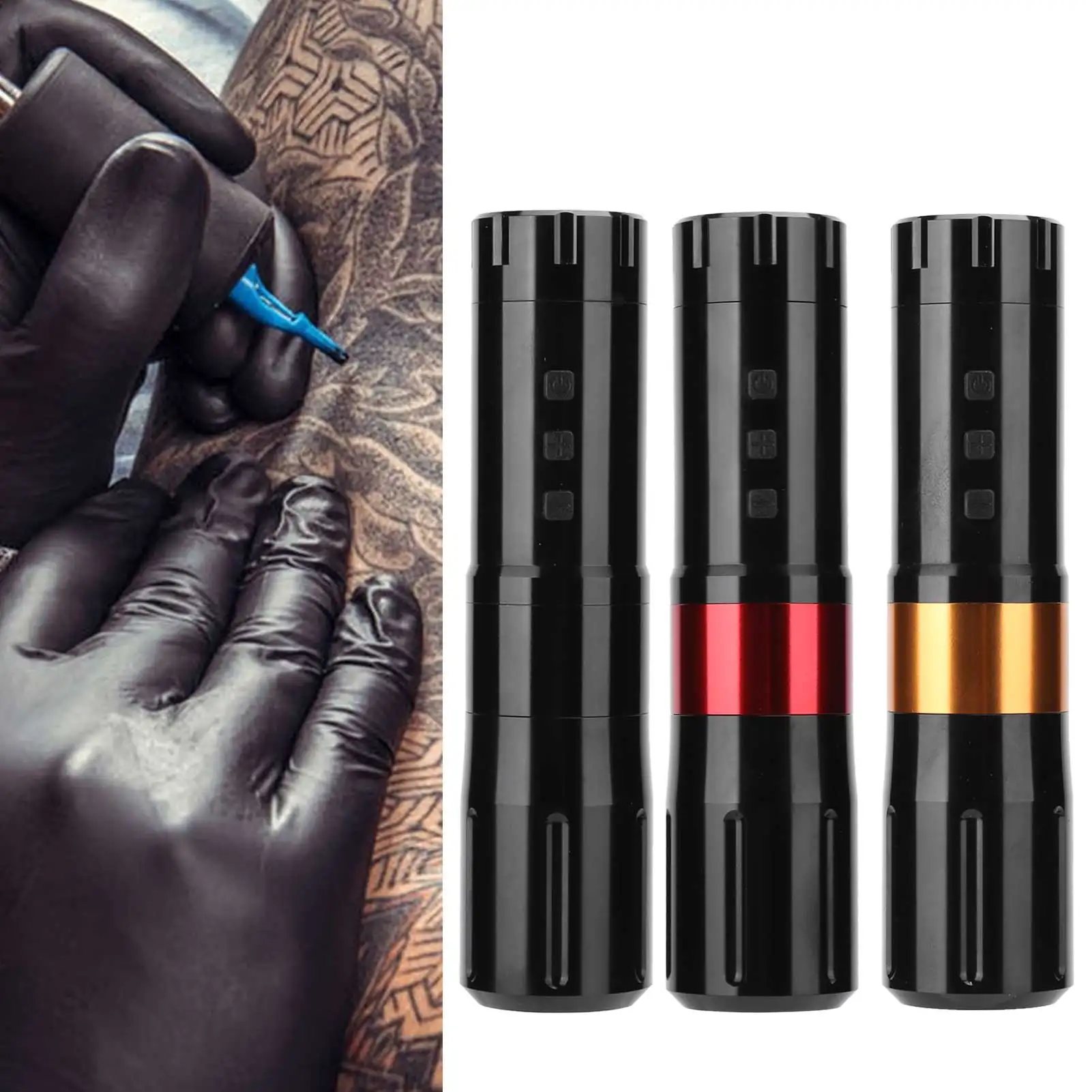 Portable Wireless Tattoo Machine Pen Built In Batter LCD Display Screen Strong Motor Tattoo Pen Fast Charging Tattoo Supplies mini car charger12 24v lighter fast charging car usb type c charger phone charge adapter cigarette socket lighter auto supplies