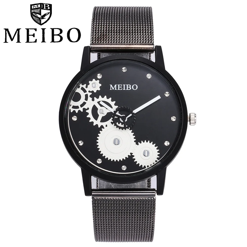 

Women Watches Creative Watch Individual Gear dial Leisure Quartz Watch Ultra-thin Mesh Belt Watch Relogio Feminino Reloj Mujer