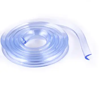 

1M Transparent Table Edge Furniture Guard Corner Protectors Bumper Strip With Double-Sided Tape For Cabinets, Tables, Drawers
