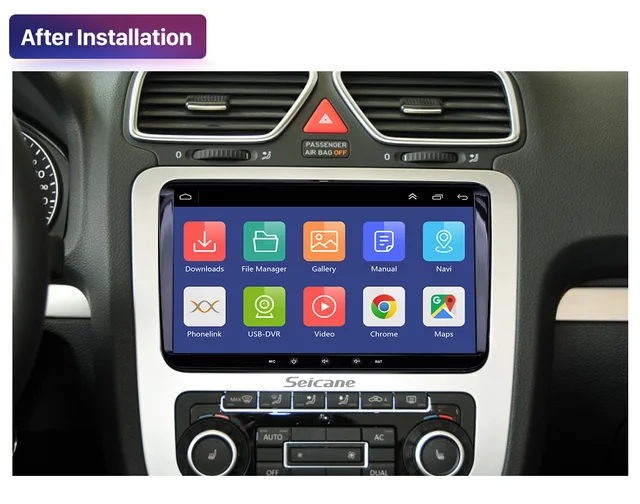 Seicane Android 9.1 Car Autoradio GPS For VW Volkswagen Golf Polo Tiguan  Passa MK5 MK6 Jetta Touran Seat CANBUS WIFI Mirror Link - Price history &  Review