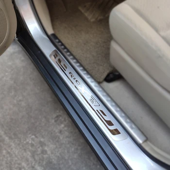 

For Kia Rio Door Sill X Line 2019 3 Accessories Auto Sticker 2020 Stainless Steel Scuff Plate Car Styling Protector