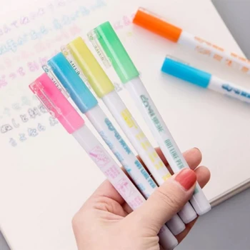 

8Pcs/Set Double Liner Outline Pen Writing Drawing Pens Stationery L9 #2