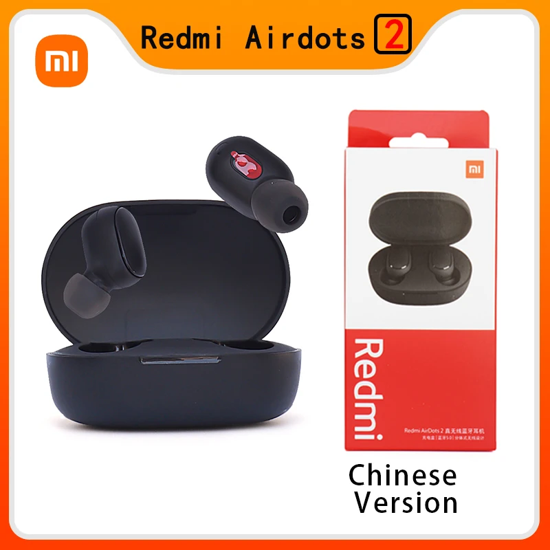 Peças por Atacado Fone de Ouvido Fones com Microfone Xiaomi Redmi Airdots Tws Bluetooth Estéreo Baixo s 5.0 Hands Earbud 10 2 - Image 2