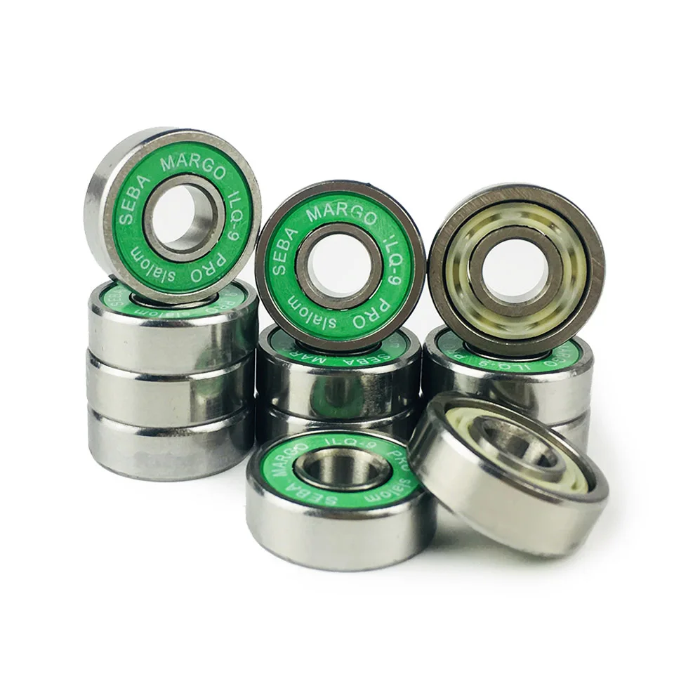 16 Pcs High Strengthen Steel SEBA ILQ-9 Pro Slalom Skating Bearing for Roller Skates SEBA HV IGOR KSJ Patins Scooter Skateboard