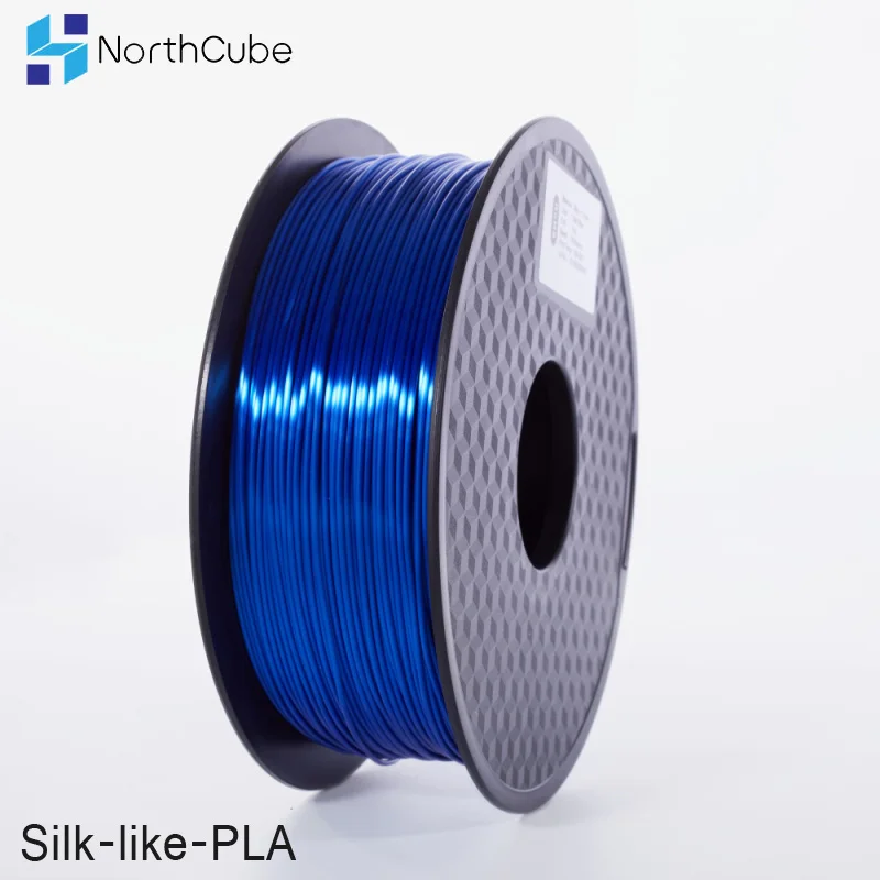 NorthCube 3D печать шелк PLA нить 3d принтер нить 1,75 мм 1 кг шелк как серия шелк-темно-синий цвет нити