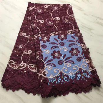 

New Low Price Promotion Lace African Nigerian Net Lace Fabric With Stones High Quality French Mesh Lace Fabric Wedding Sewing HL
