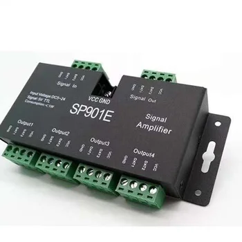 

SP901E SPI Signal Amplifier TTL LED SPI Controller For WS2812B WS2811 RGB LED Strip Addressable Dream Color Pixel Strip Light