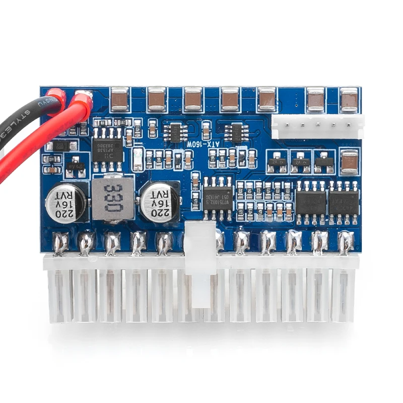 DC 12V 160W 24Pin Pico ATX 스위치 Pico PSU 자동차 자동 미니 ITX 고전력 공급 장치 모듈 ITX 케이스