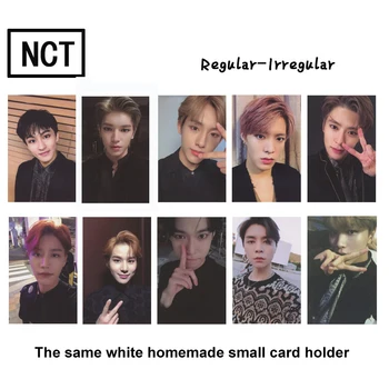 

KPOP NCT127 Regular One Regular-Irregular Album With The Same Homemade Small Card Set Card Black Photocard Dropshipping