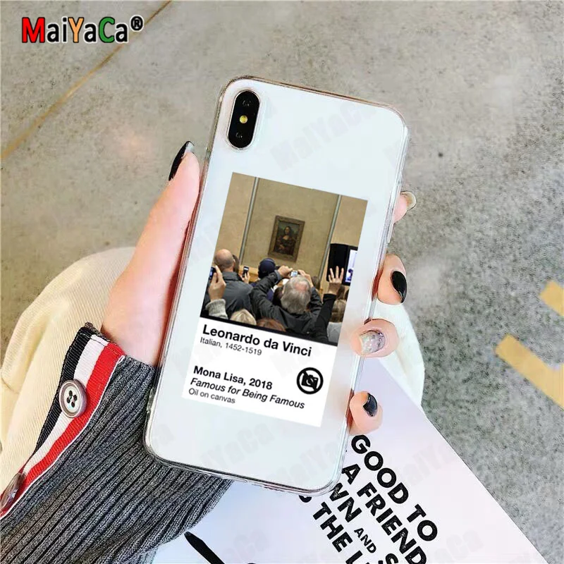 MaiYaCa Positive Good Vibe Happy Trust Funny TPU Transparent Phone Case for iPhone 11 pro XS MAX 8 7 6 6S Plus X 5 5S SE XR