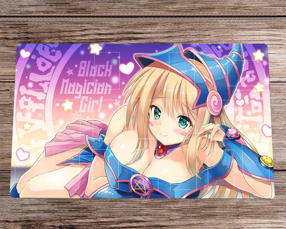 Details about   Anime Yugioh TCG Playmat Yu-Gi-Oh Magician Girls Trading Card Game Mat Desk Pad 