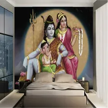 Настройки 3D обои для стен 3d Западный стиль индийский Шива индуистский Юго-Восточной Азии картина маслом панно фон обои