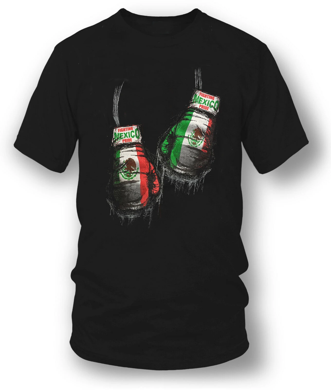 Boxing Shirt Flag Cotton Round Neck 