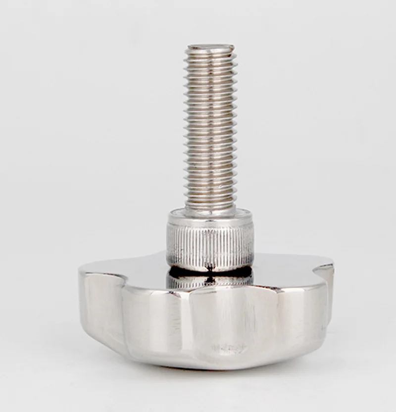 2 шт. звездообразные ручные винты из нержавеющей стали диаметр головки 42