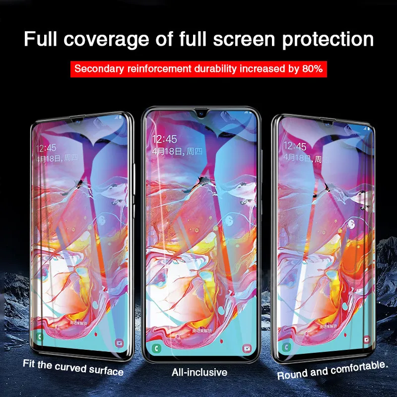 Закаленное стекло для samsung Galaxy A50 A30 A70 M20 A80 A40 A20 A10, Защитное стекло для экрана для samsung A50 M30