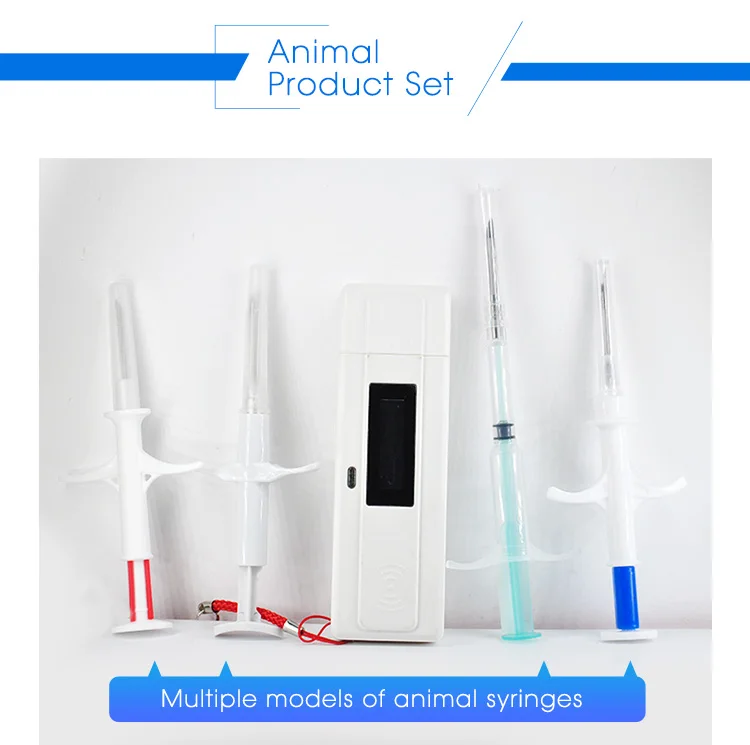 134.2KHz ISO11784/5 FDX-B Handheld RFID Animal Reader Pet Microchip Scanner Portable Glass Tag Scanner For Animal Microchip