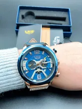 LIGE-Reloj analógico de cuero para Hombre, accesorio de pulsera resistente al agua con cronógrafo, marca de lujo deportivo de complemento masculino con diseño moderno, disponible en color azul, 2021