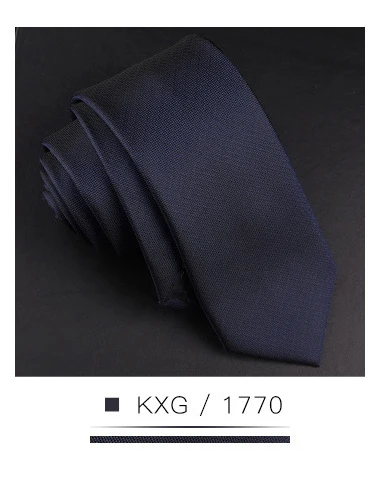 K1770 Новинка, 6 см, Мужской Шелковый узкий галстук для отдыха, цветной Модный Полосатый галстук в клетку, тонкий галстук, деловой костюм, свадебные вечерние галстуки - Цвет: K1770