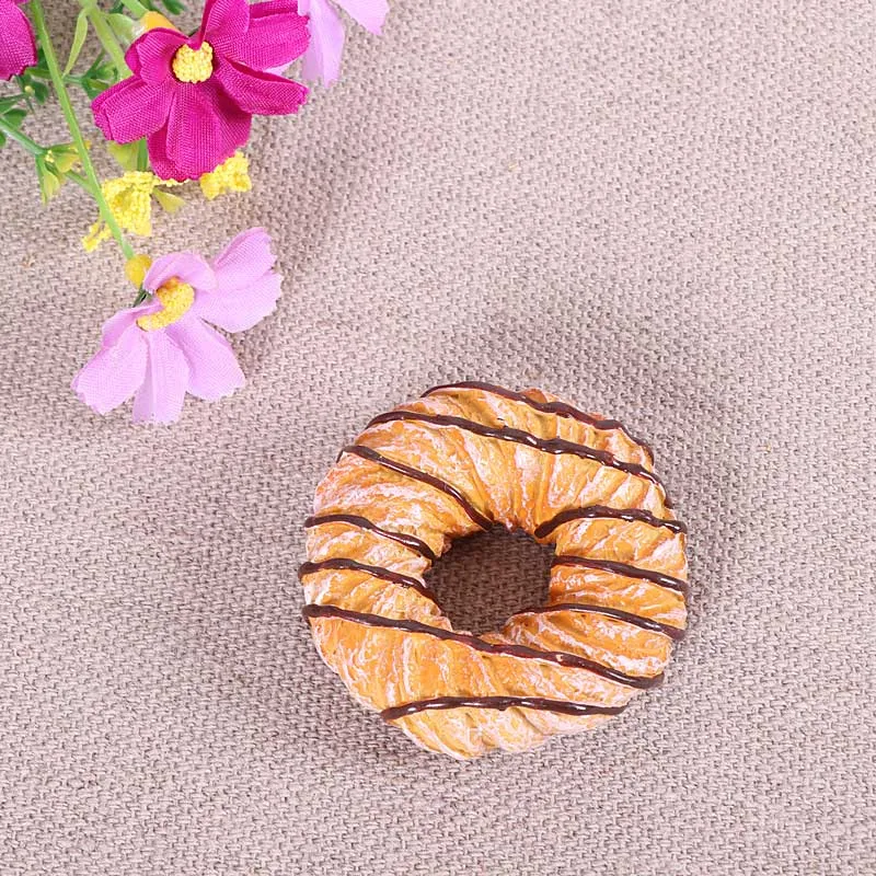 O Doughnut холодильник хлебное моделирование 3D Магнит Магнитный креативный на холодильник, для заметок бар украшения для кухни - Цвет: O