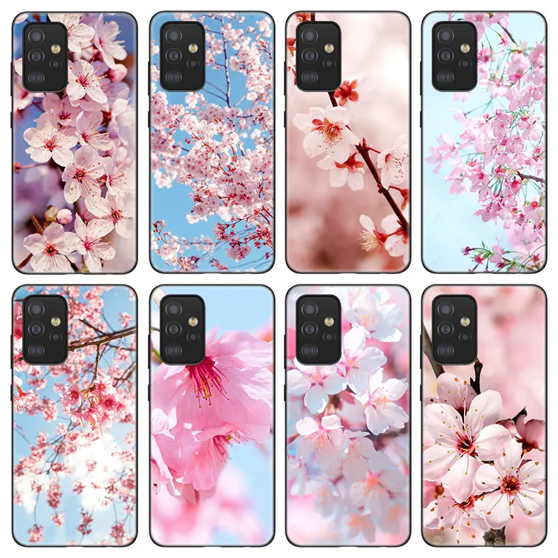 Kawaii Cherry Blossoms Case For Samsung Galaxy A12 A22 A21S A02S A31