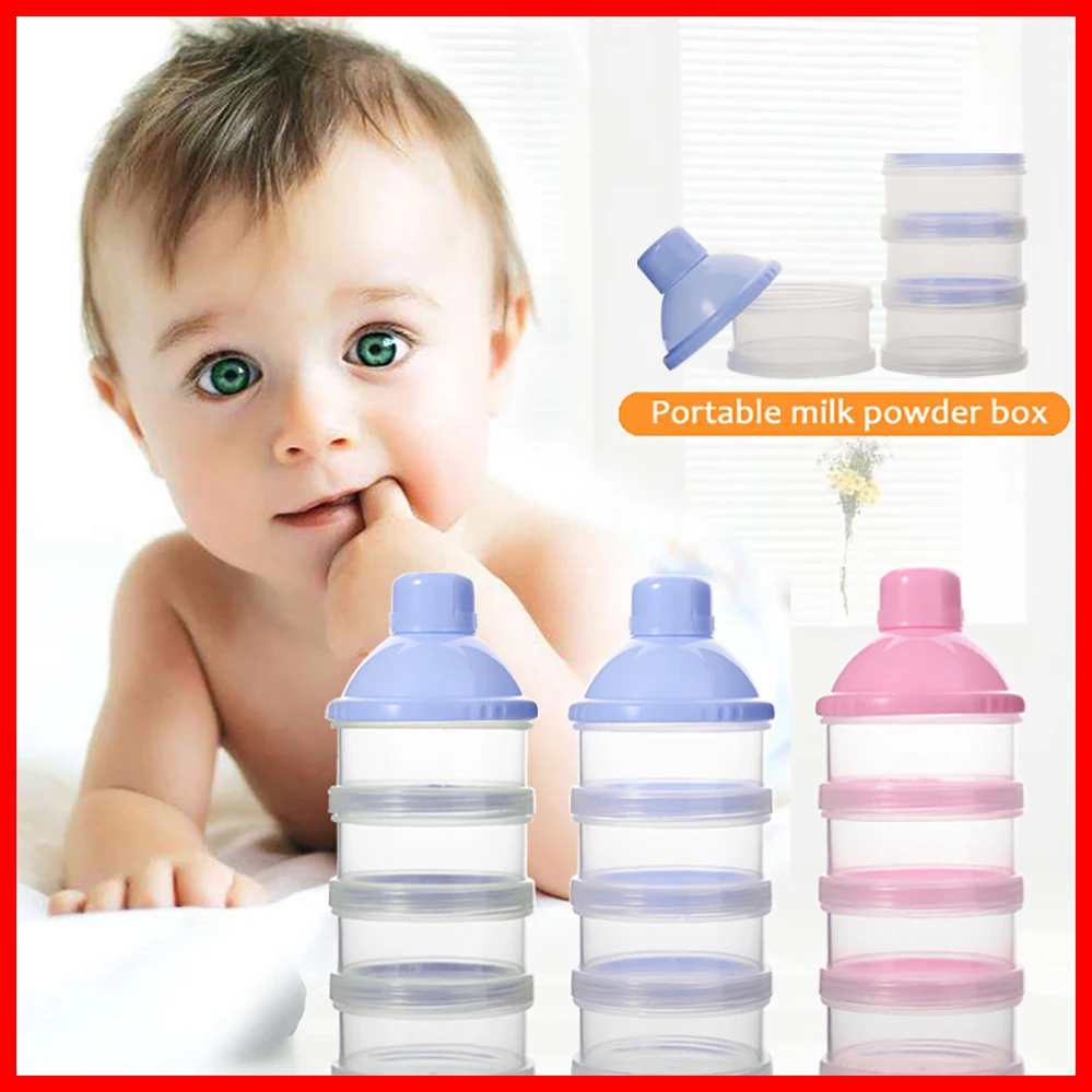 Portable Milk Powder Bottle Storage Case Kid Infant Food Container