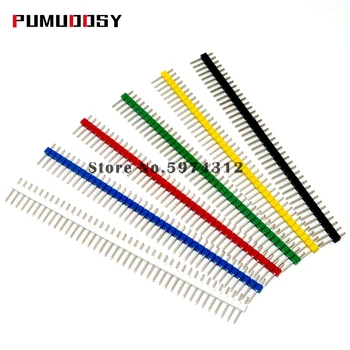 

200pcs 40 Pin 1x40 Single Row Male 2.54 Breakable Pin Header Connector Strip for Arduino