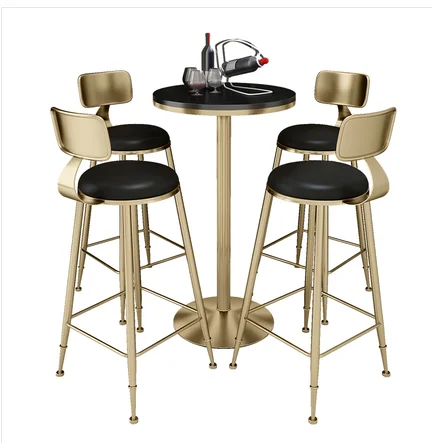 Iron bar chair simple fresh milk tea shop tables and chairs net Berry Bros. &amp; Rudd tables and chairs combination high chair