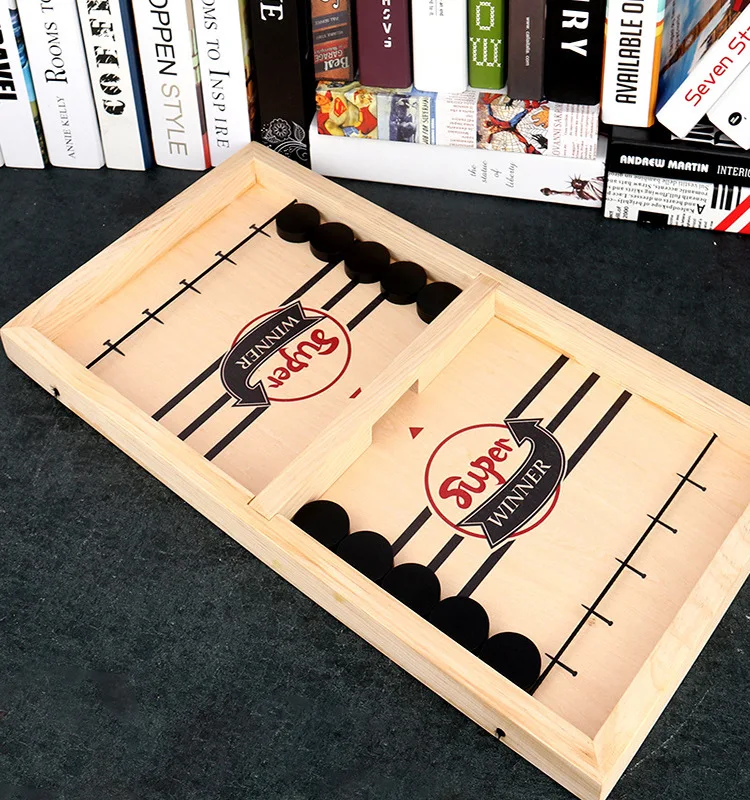 

Fast Hockey Sling Puck Board Game Catapult Chess Parent-child Interactive Game of Children Ice Hockey Game Toys for Child