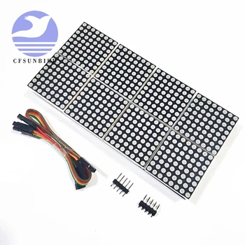 

MAX7219 dot matrix module 8 dot matrix 2*4 display module MCU control driver module 8 In One Display 16LED 2*8