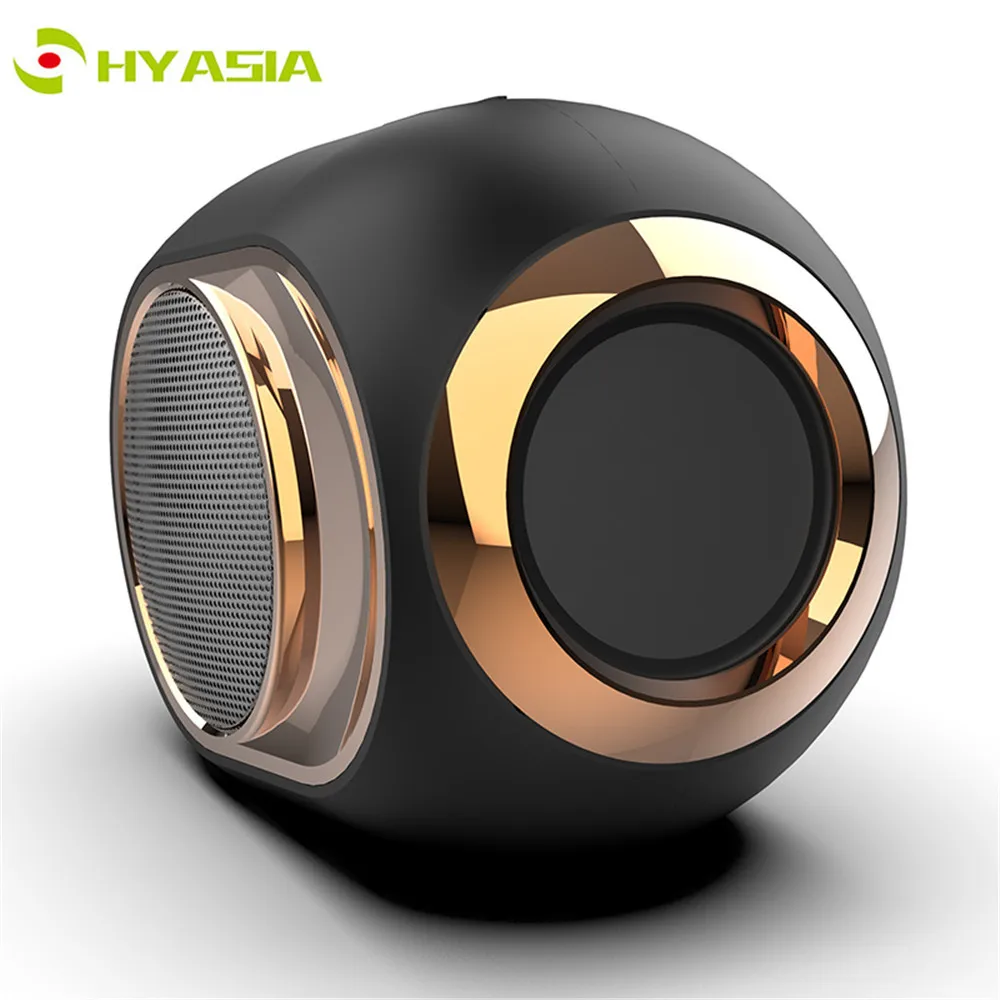 HYASIA мини беспроводной Bluetooth динамик TWS портативный ящик открытый динамик Bluetooth 5,0 сабвуфер Поддержка U диск FM радио AUX TF