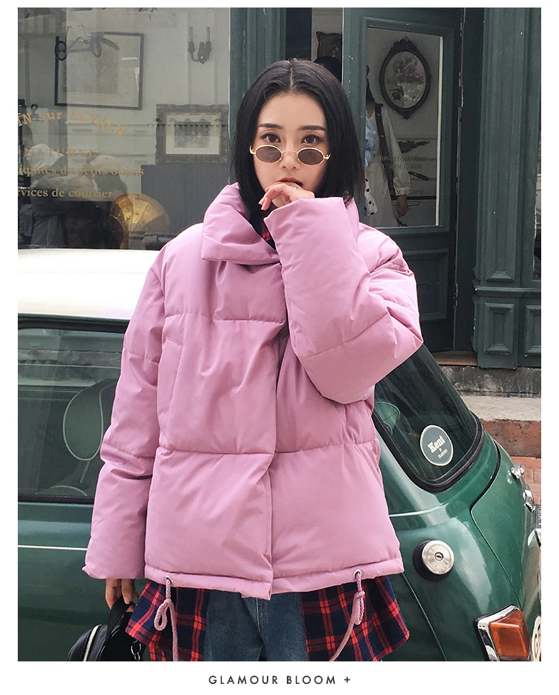 Зимняя женская куртка, пальто для снежной погоды, повседневные женские зимние пальто больших размеров и куртки-пуховики, стеганая парка с воротником-стойкой, верхняя одежда