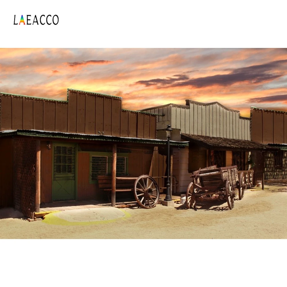 Laeacco деревенский деревянный дом тележка фотография фоны индивидуальные
