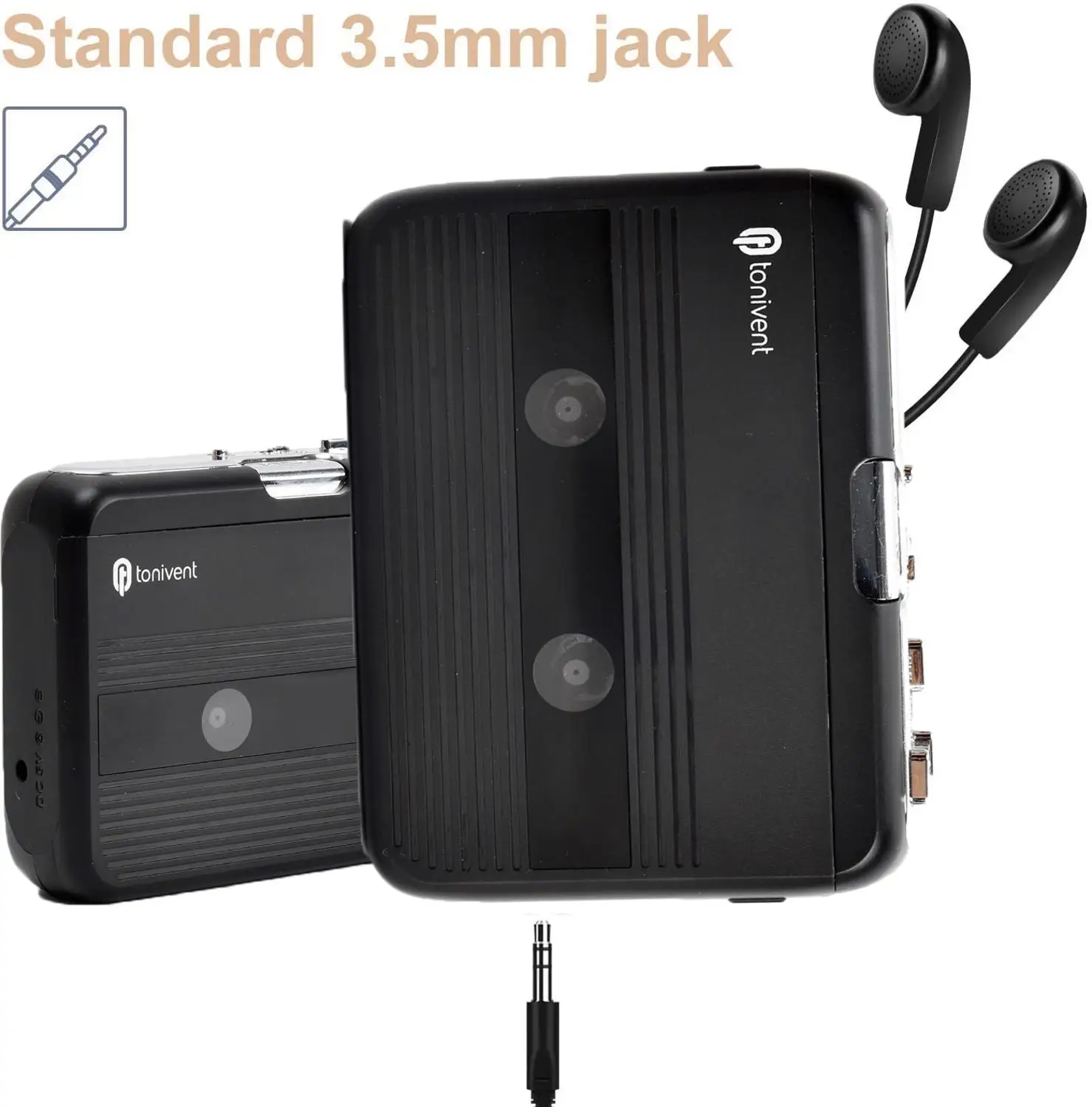 Bluetooth Cassette Player FM Transmitter Stereo Walkman FM Radio Personal Tape Player with Auto-reverse cassette player