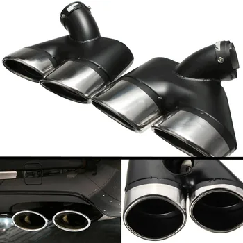 

For Mercedes-Benz W211 E-Class E240 E280 E320 E350 E430 For AMG Pair Car Exhaust Tip Stainless Steel Muffler Pipe EU-W21128020