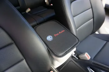 

1PCS Car Armrest Pad Covers Auto Seat Armrests Storage Protection Cushion for Volkswagen GOLF 5 Tiguan Polo Golf 6 Golf 7 Jetta