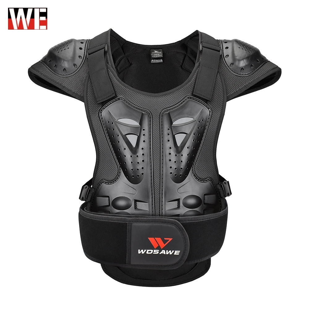 

Adult Motorcycle Armor Vest Chest Back Spine Support Body Protective Gear Motocross Snowboarding Ski Skate Racing Skateboard