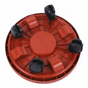 

2pcs Useful Durable Removable Universal Wheel Simple Flower Pot Trays Flower Pot Base Plant Pots Tray for Garden Home