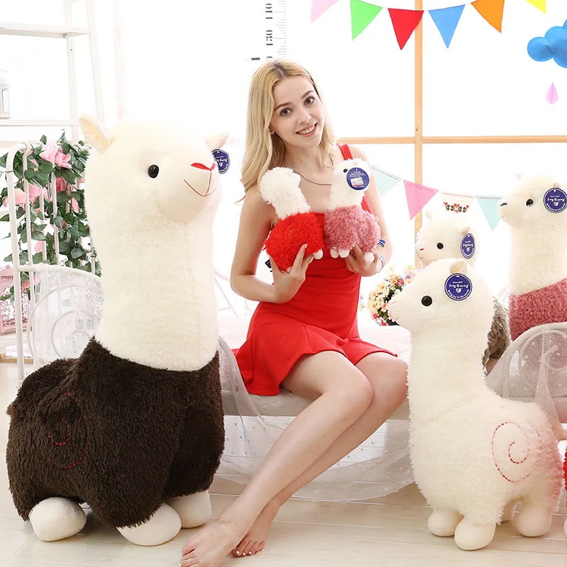 

Network hong cayi Adorkable Grass Mud Horse Plush Toys Cute Adorable Pet Alpaca Doll Children Gift